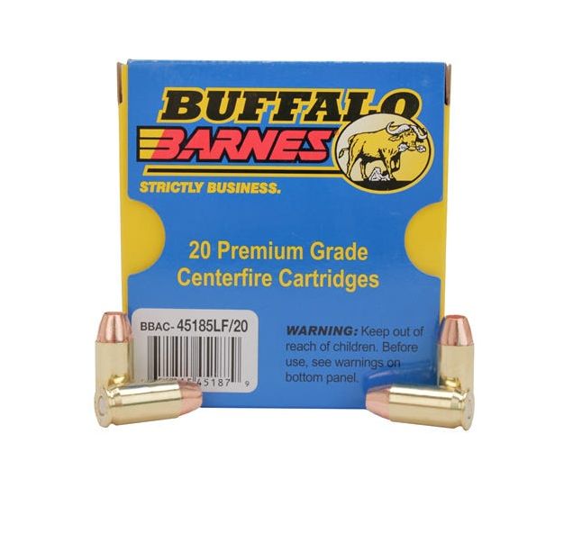 Buffalo Bore Barnes TAC-XP .45 ACP +P Hollow Point