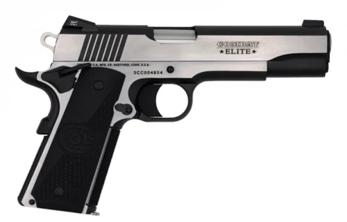 Colt 1911 Combat Elite Government 9mm Stainless/Silver Pistol