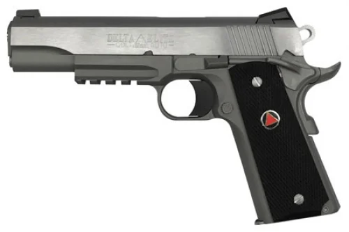 Colt Delta Elite Rail Gun 10mm Stainless Steel Pistol