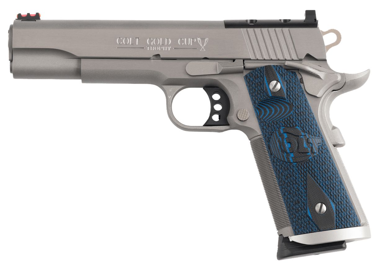 Colt Gold Cup Trophy O.R. 9mm Stainless Steel Pistol