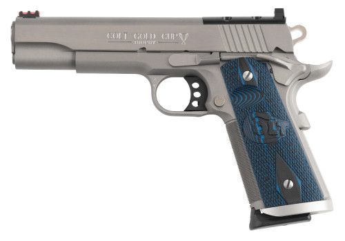 Colt Gold Cup Trophy Optic Ready 9mm Polished Silver Pistol