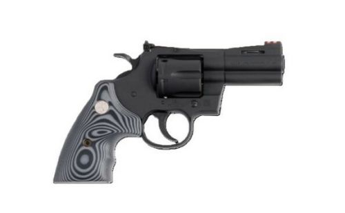 Colt Python 3 Inch Black G10 Grips .357 Mag Matte Blued Revolver