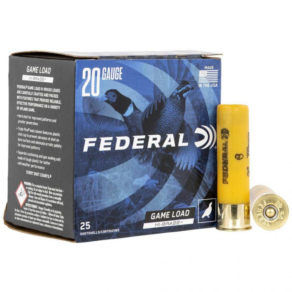 Federal Premium Game-Shok Hi-Brass Load 20 Gauge