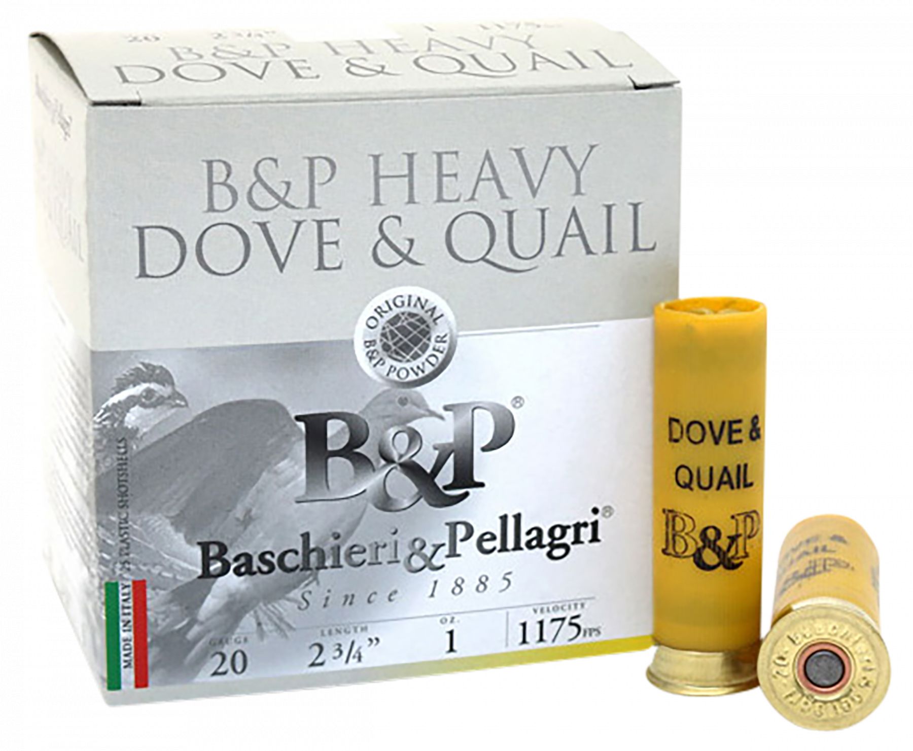 Fiocchi B&P Heavy Dove & Quail 20BD8 20 Gauge