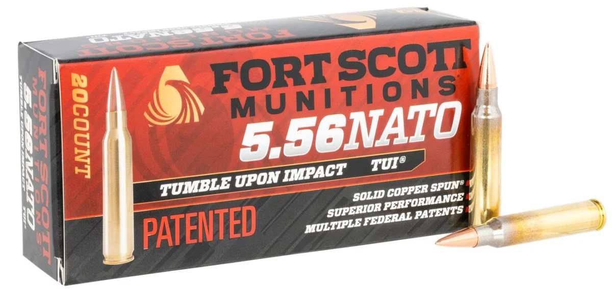 Fort Scott Munitions TUI Solid Copper 5.56 NATO