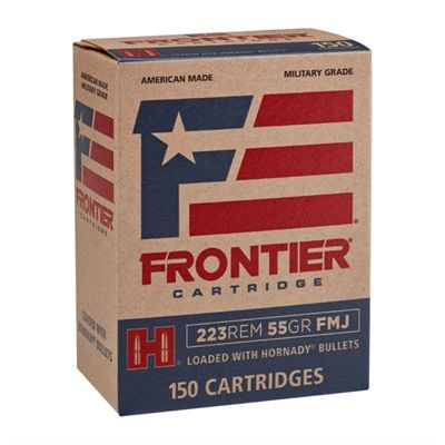 Hornady Frontier .223 Remington 55 Grain FMJ 150 Rounds