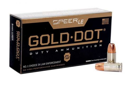 Speer Gold Dot 9mm