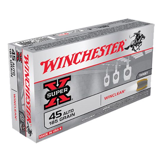 Winchester Super X Winclean Brass Enclosed Base Soft Point .45 ACP